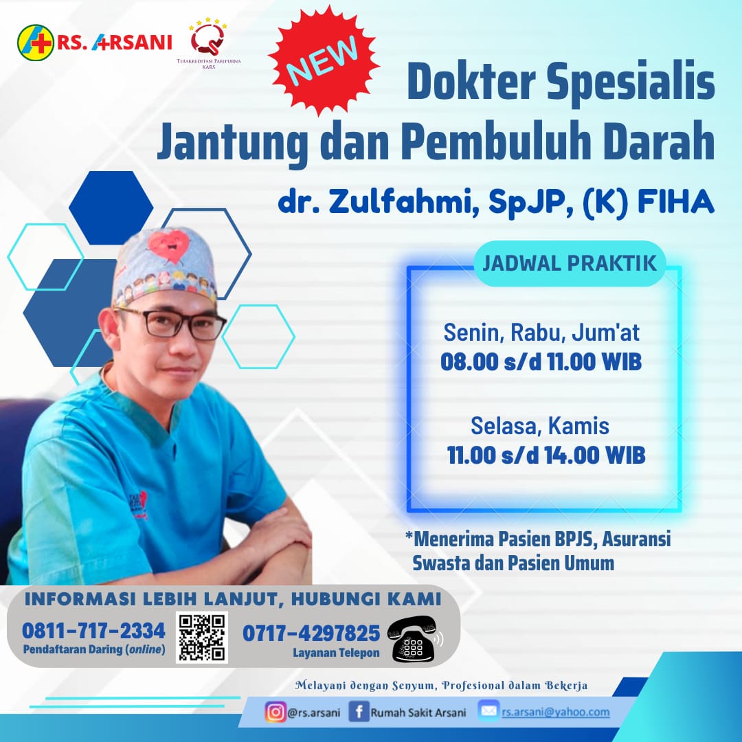 Foto dr. Zulfahmi, SpJP, (K) FIHA